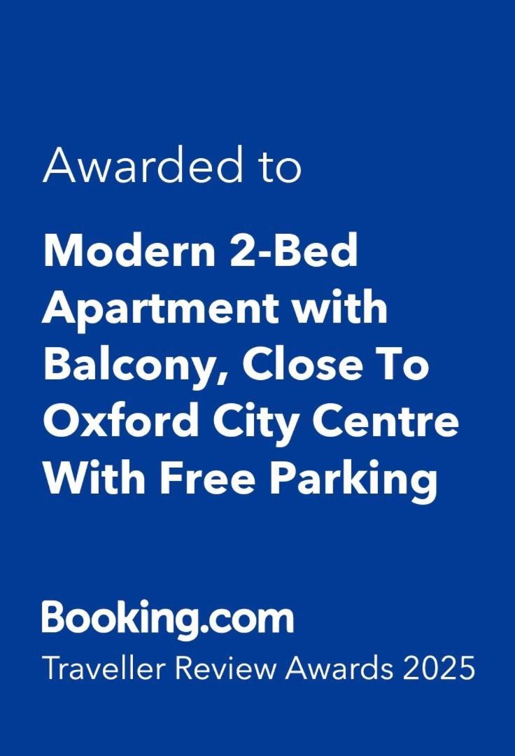Modern 2-Bed Apartment With Balcony, Close To Oxford City Centre With Free Parking Eksteriør billede